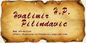 Hvalimir Pilindavić vizit kartica